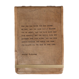 Large Apache Blessing Leather Journal