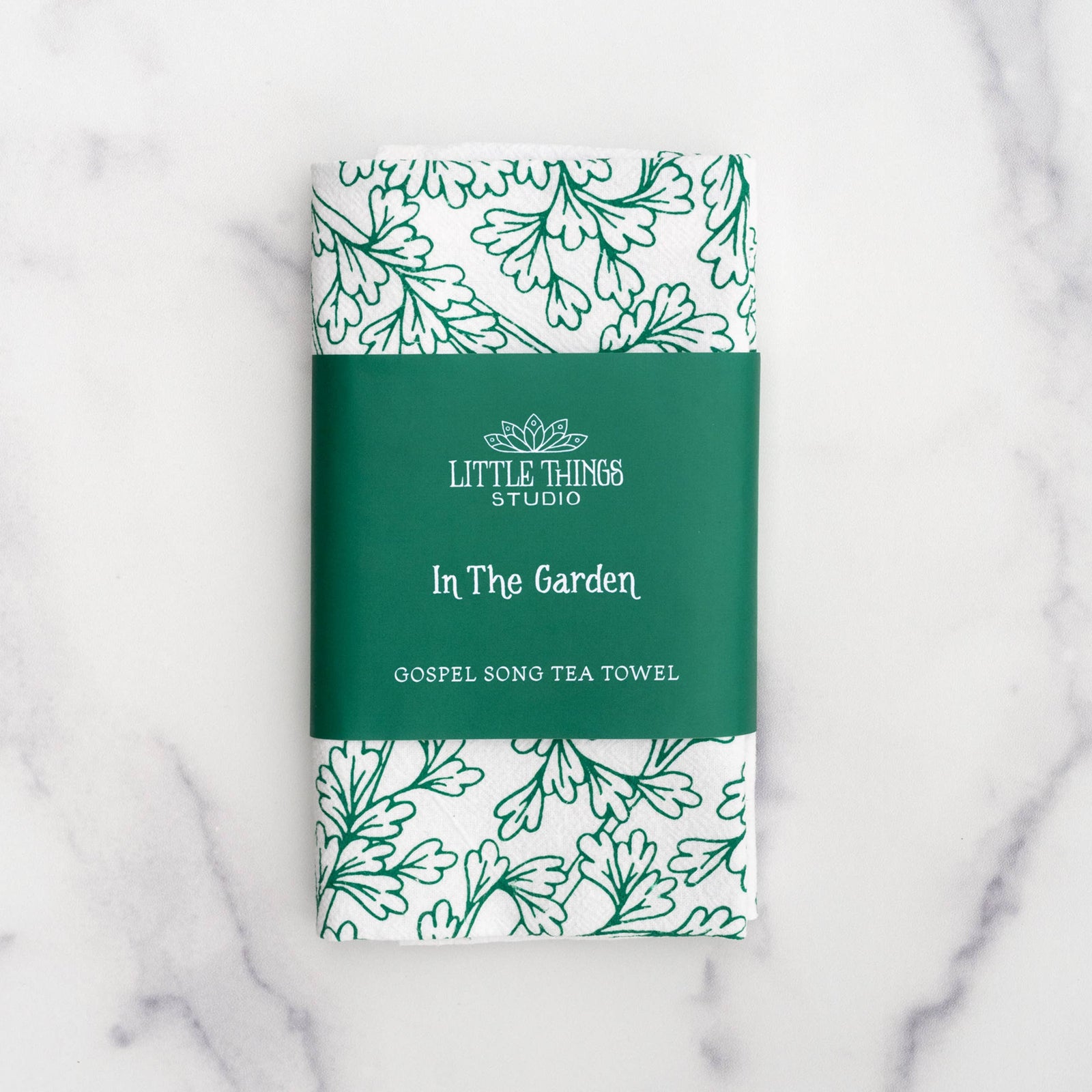 In The Garden Hymn Tea Towel