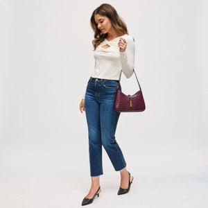 Judith Shoulder Bag: Wine
