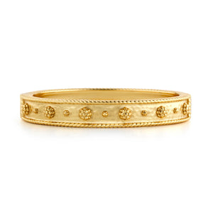 Berry Classic Hinged Bangle - gold