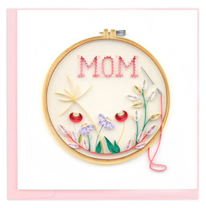 Quilled Cross Stitch Mother’s Day Card