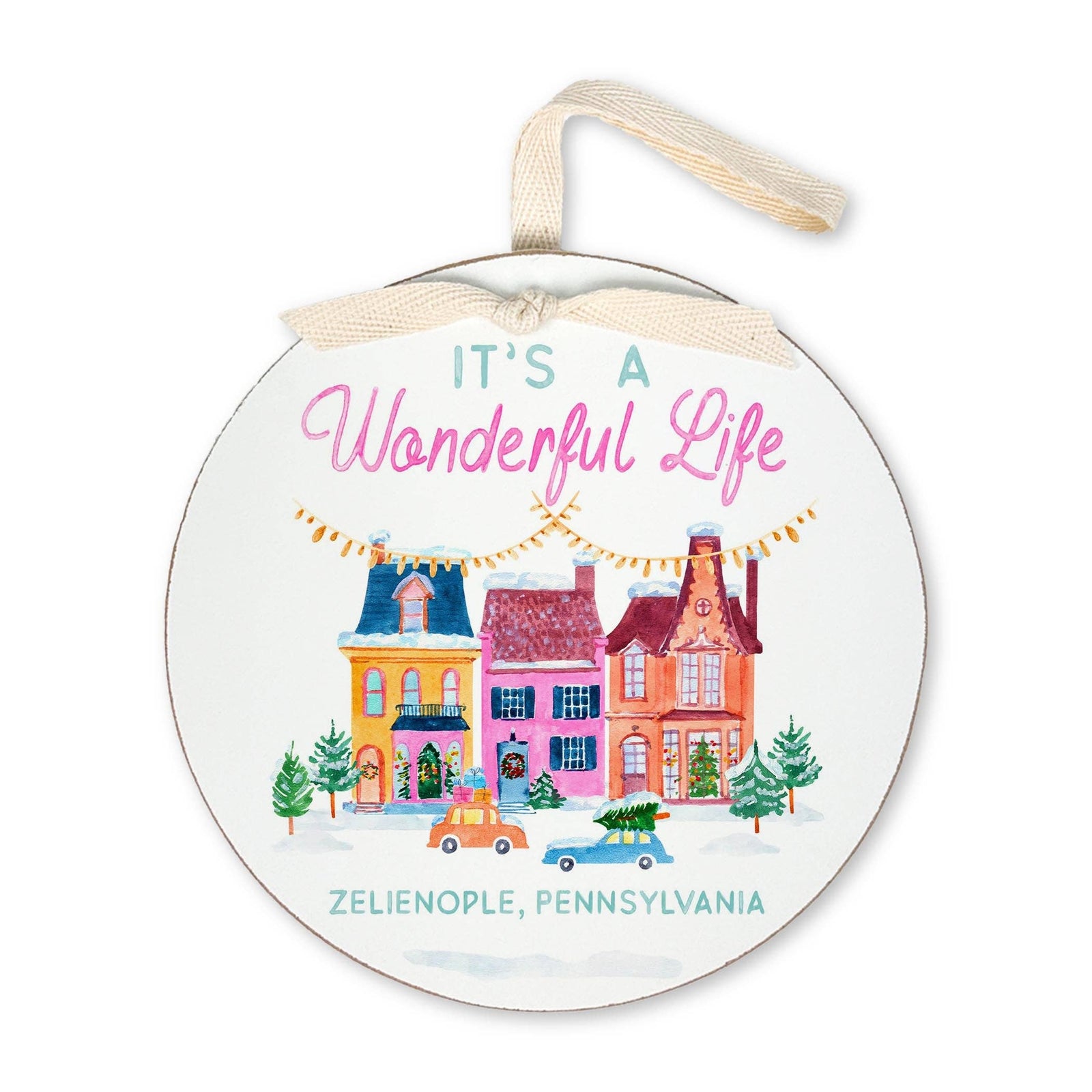 Wonderful Life Zelienople Ornament
