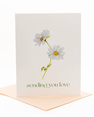 'Daisy Hug' Flower Sympathy Card