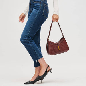 Judith Shoulder Bag: Wine