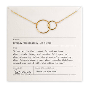 Mother Necklace: Sterling Silver