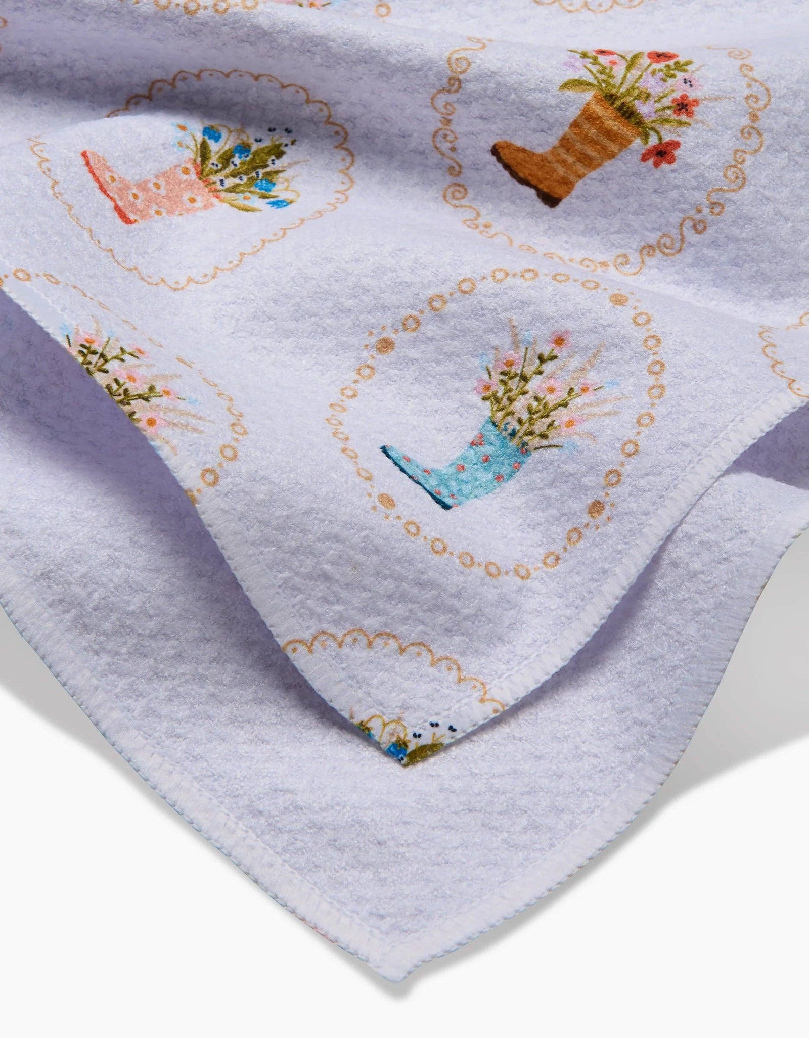 Rainboots in Bloom Towel