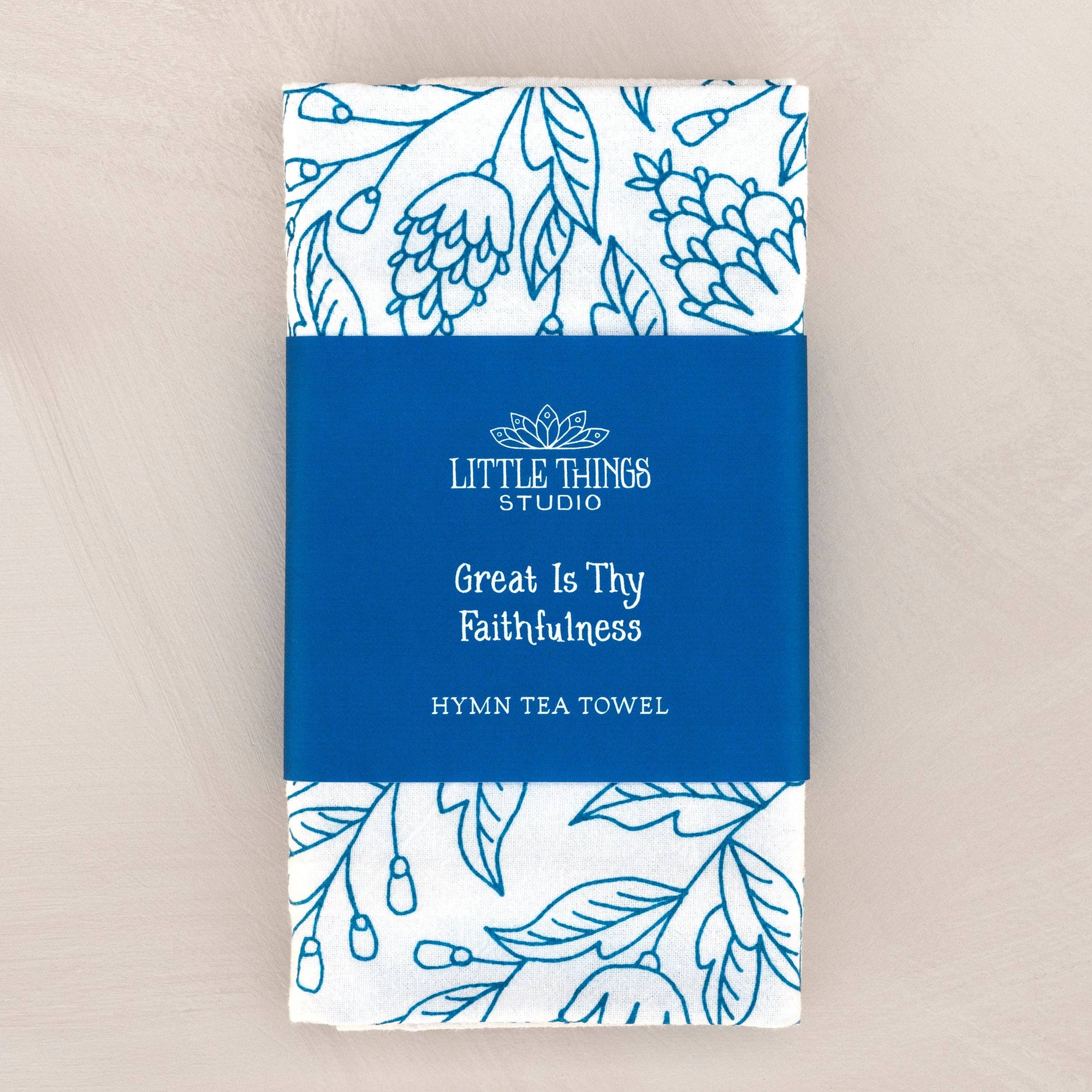 Great Is Thy Faithfulness Hymn Tea Towel