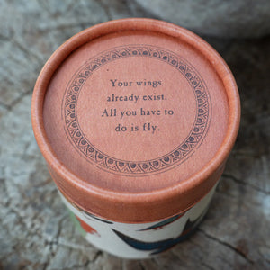 Flora & Fauna Blue Bird Candle