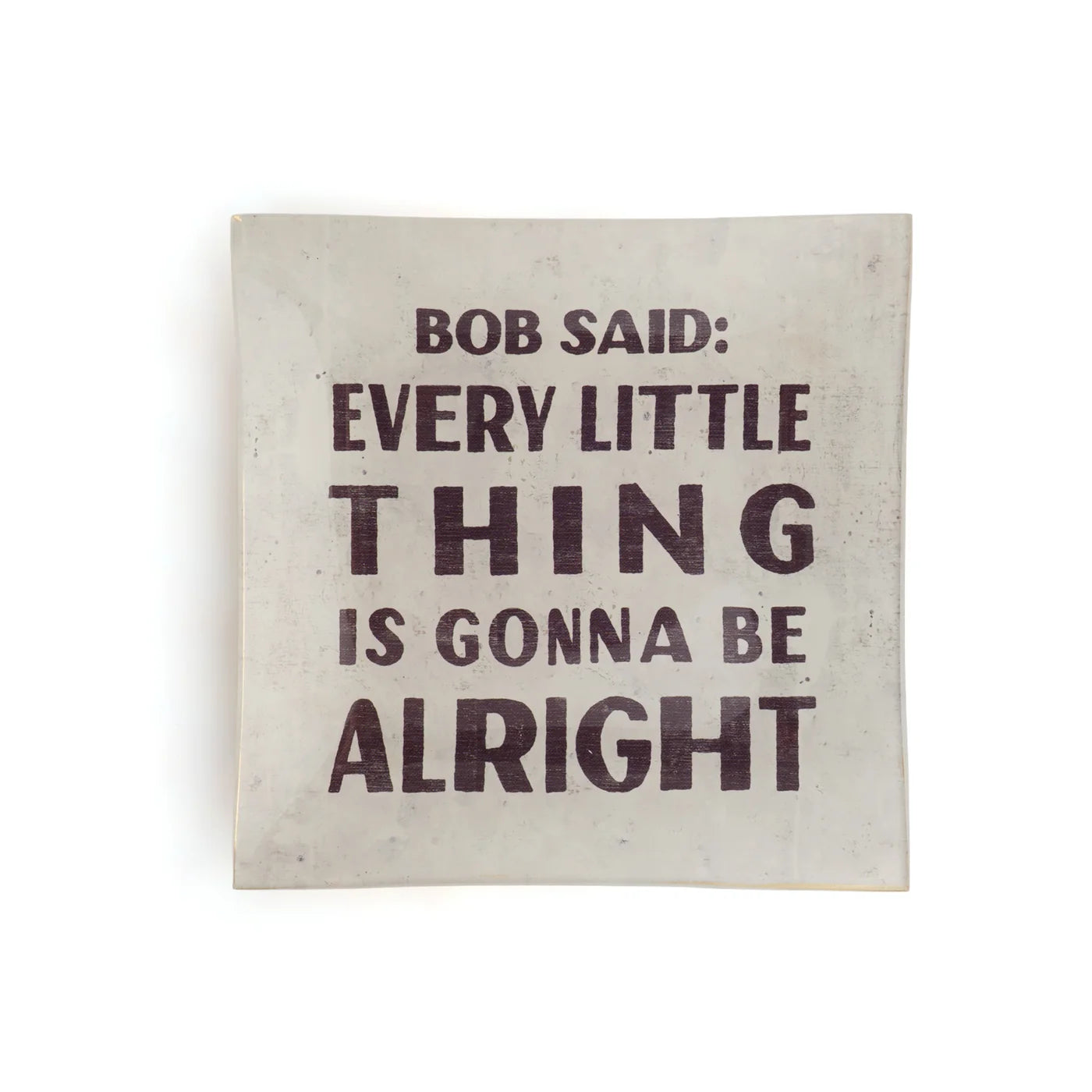 Bob Said Decoupage Plate