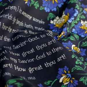 How Great Thou Art Hymn Tea Towel