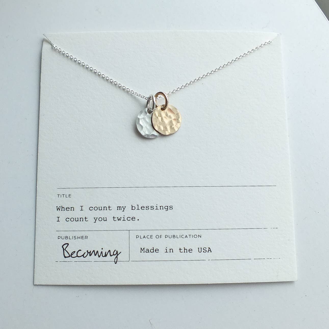 Count My Blessings Necklace