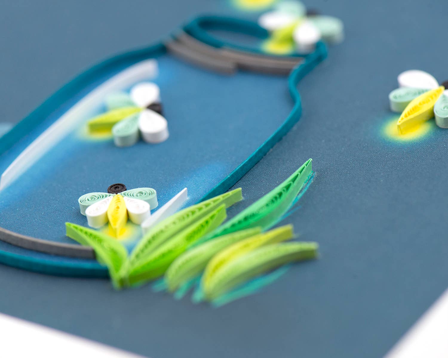 Fireflies Everyday Quilled Greeting Card