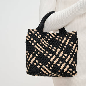 Sky's The Limit - Small Woven Neoprene Crossbody: Wine