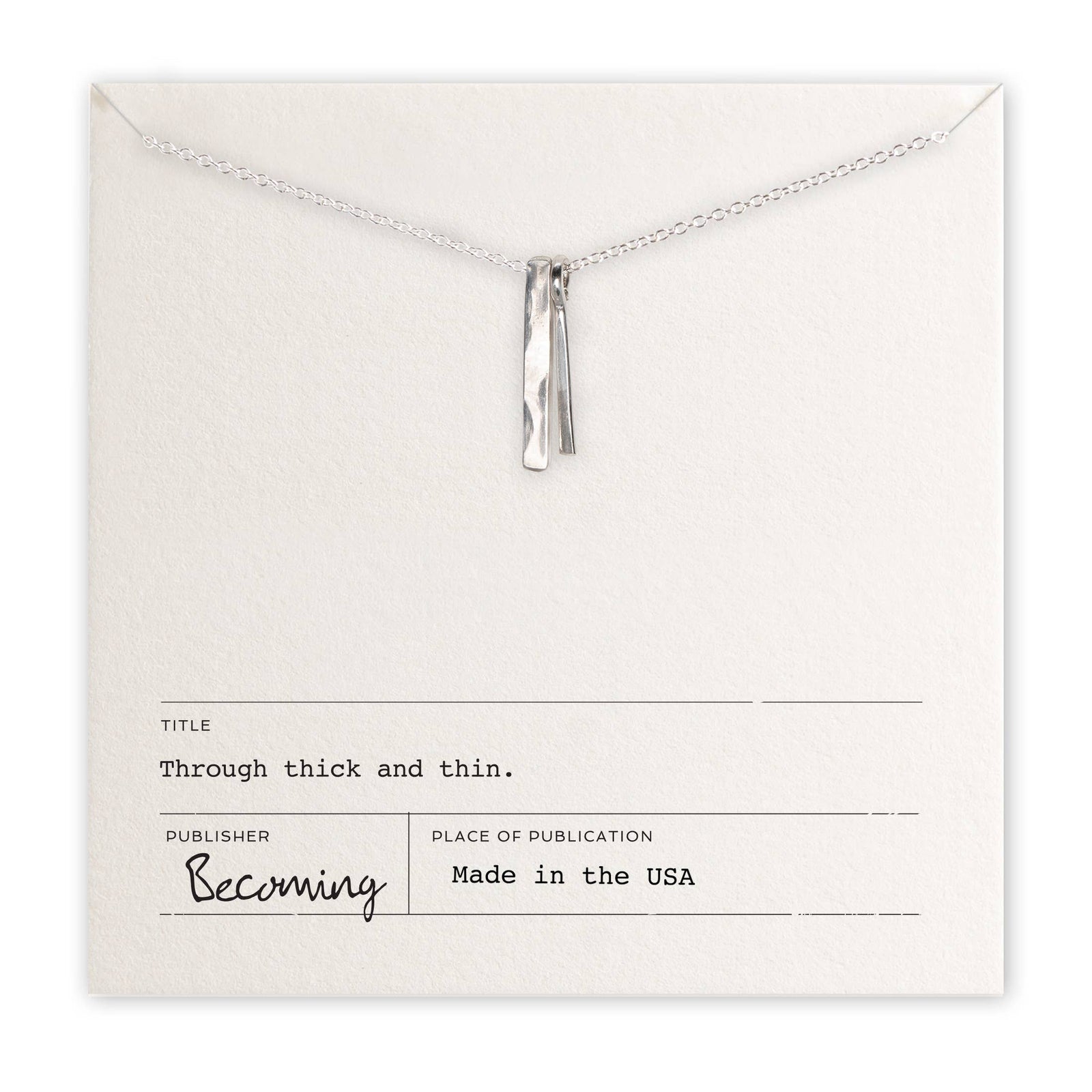 Through Thick & Thin Necklace: Silver + Gold Mixed Charms