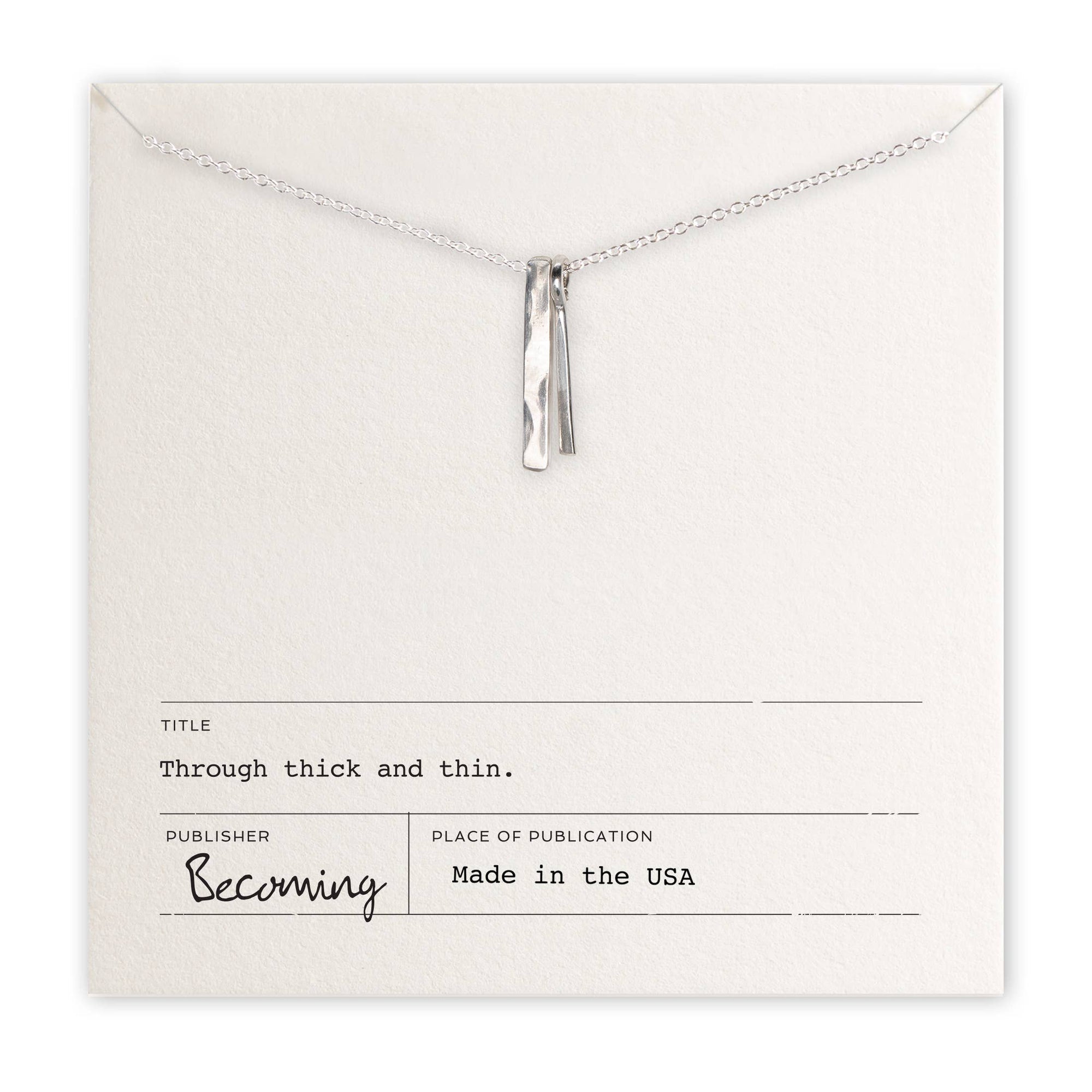 Through Thick & Thin Necklace: Silver + Gold Mixed Charms