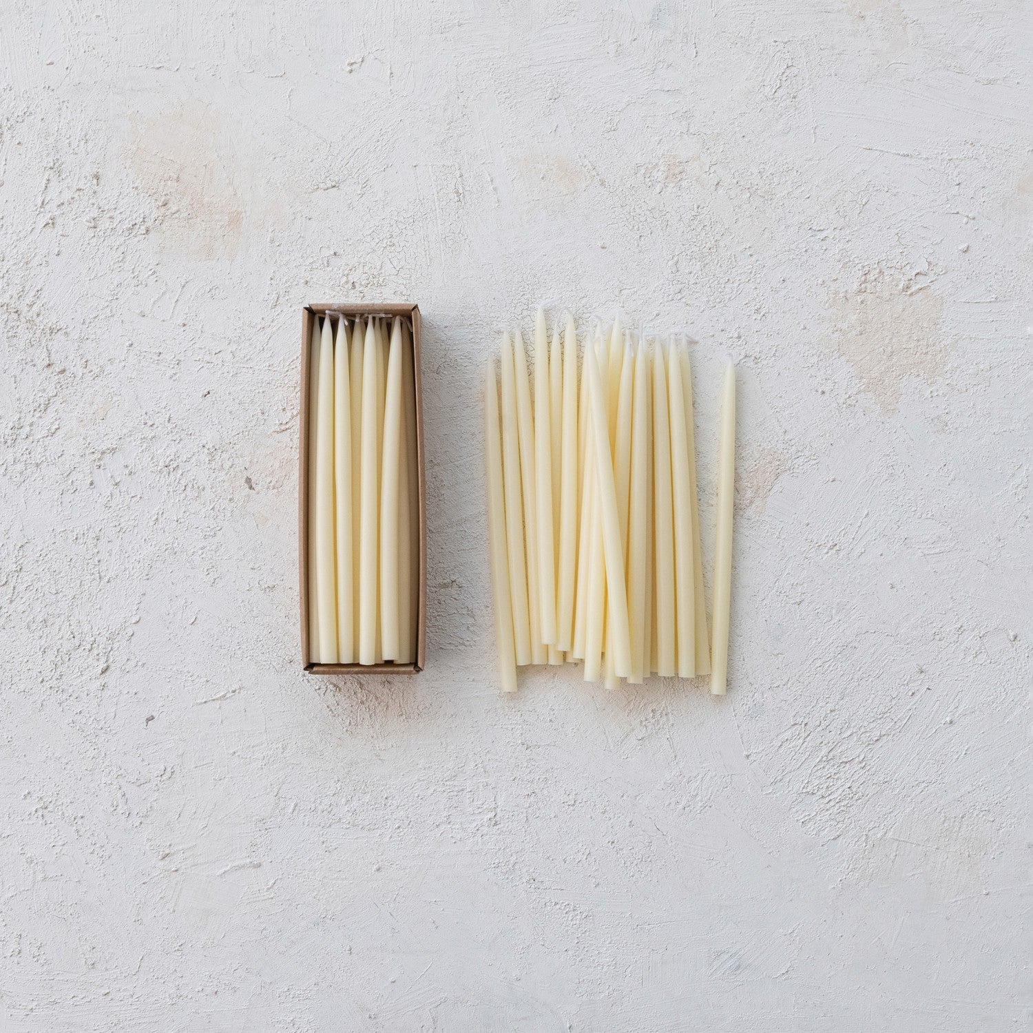 Thin Taper Candles in Box of 24