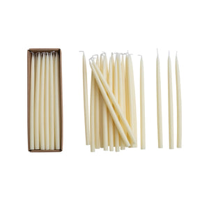 Thin Taper Candles in Box of 24