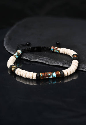 Vanguard Lava Bead Men's Bracelet