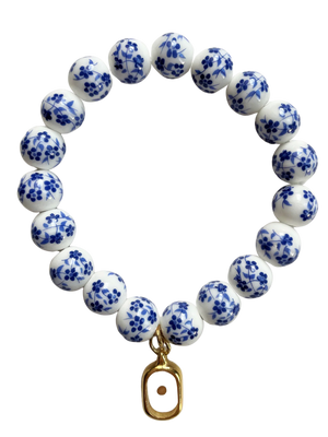 Mustard Seed Charm Bracelet - Chinoiserie