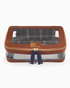 Tile Storage Bag - cognac