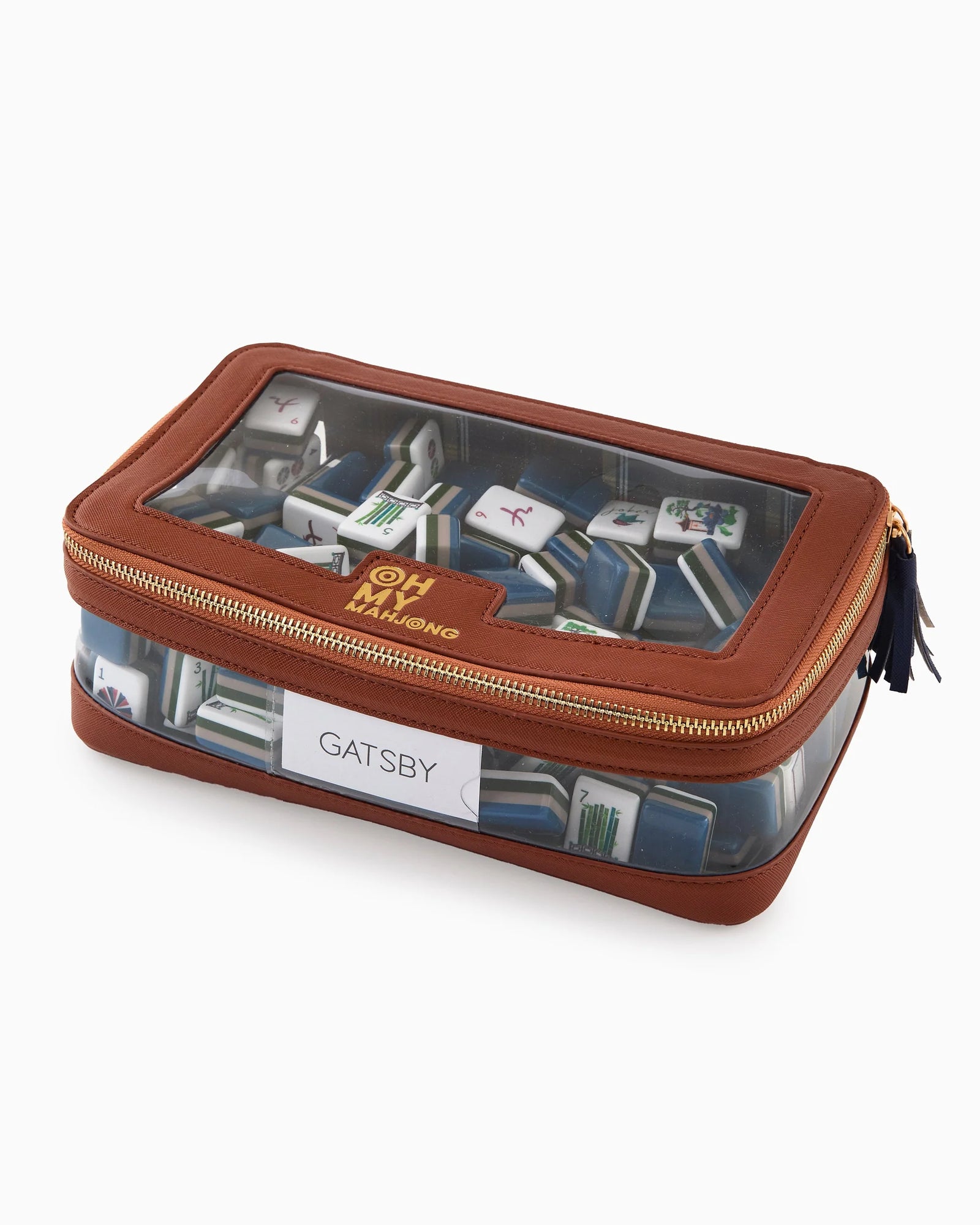 Tile Storage Bag - cognac