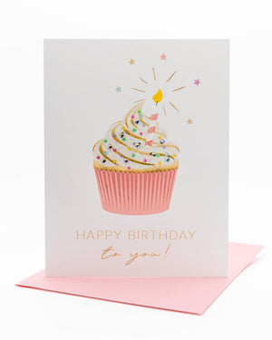 'Cupcake Surprise' Birthday Greeting Card