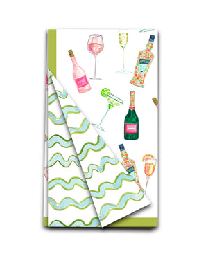 Cocktails Tea Towel
