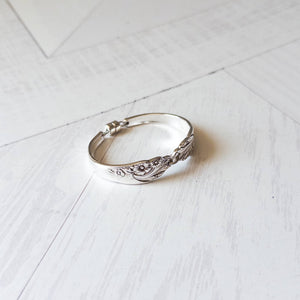 Evening Star Silverware Handle Bracelet