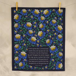 How Great Thou Art Hymn Tea Towel