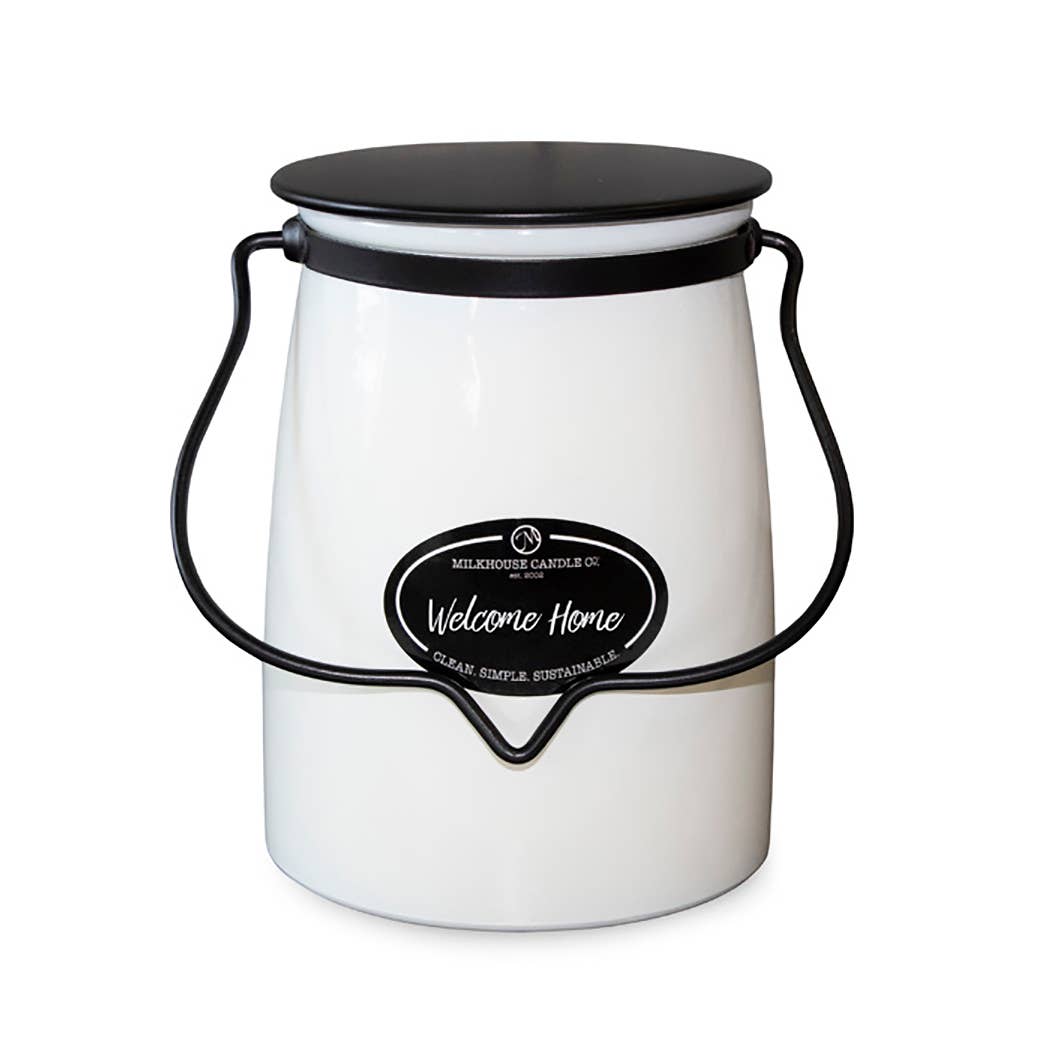 Welcome Home Butter Jar Candle
