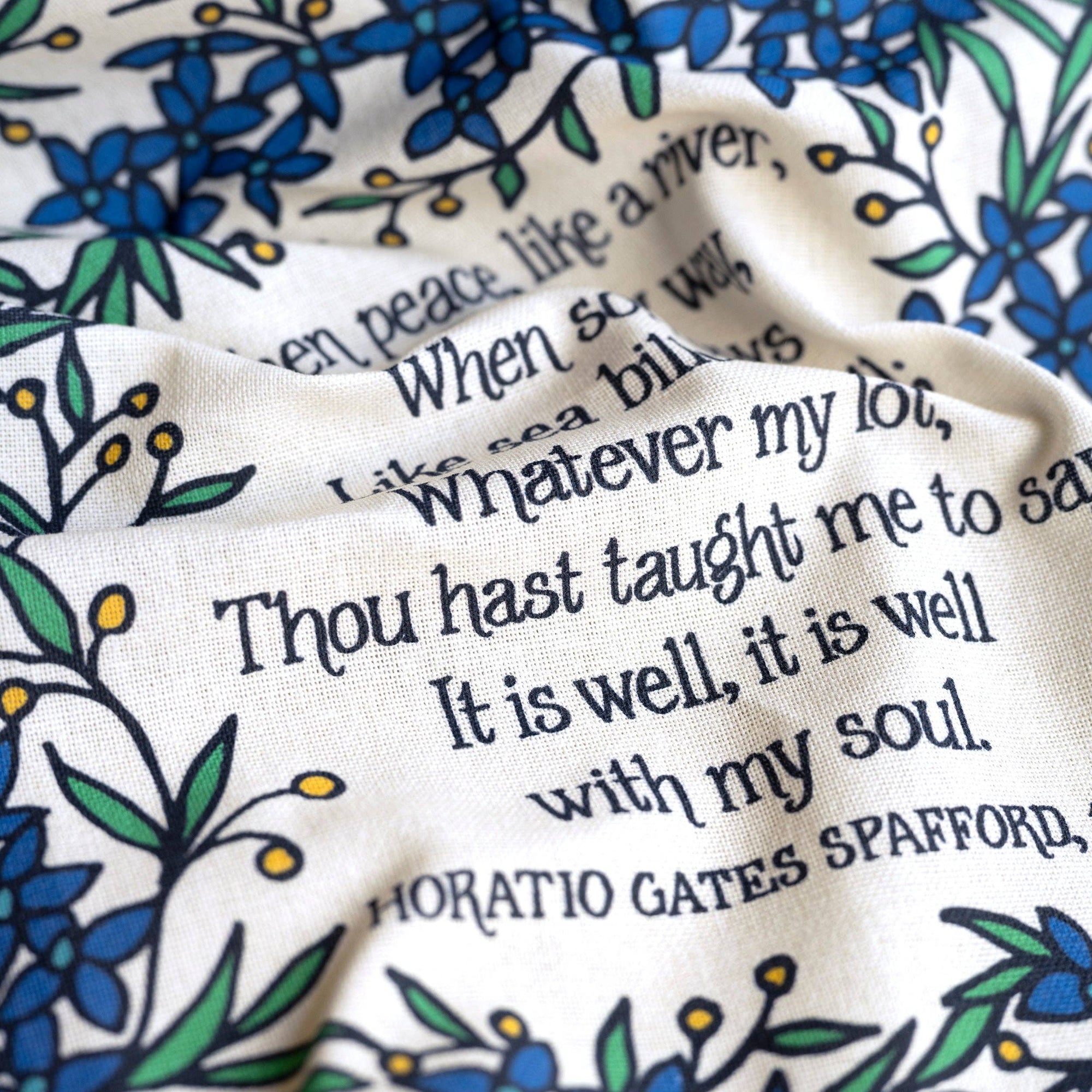 It Is Well Hymn Tea Towel