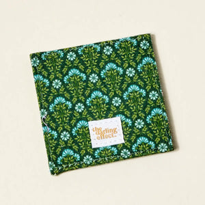 Corner Keeper Fabric Bookmark–Everbloom Forest Green