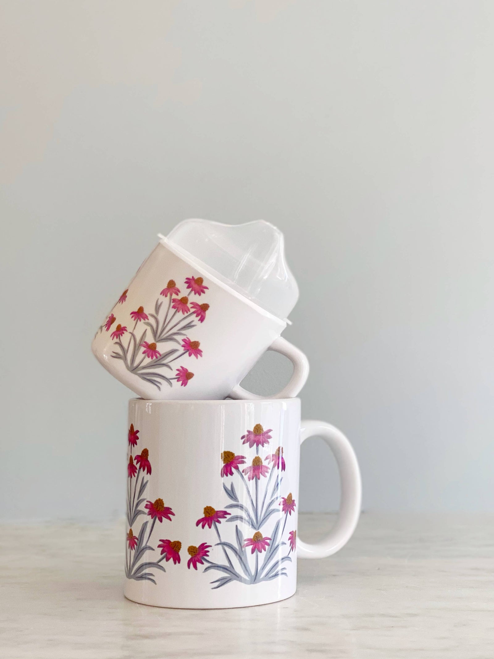 Coneflower Mama and Me Cup Set