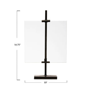 Floating Frame with Metal Stand