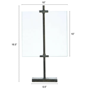 Floating Frame with Metal Stand