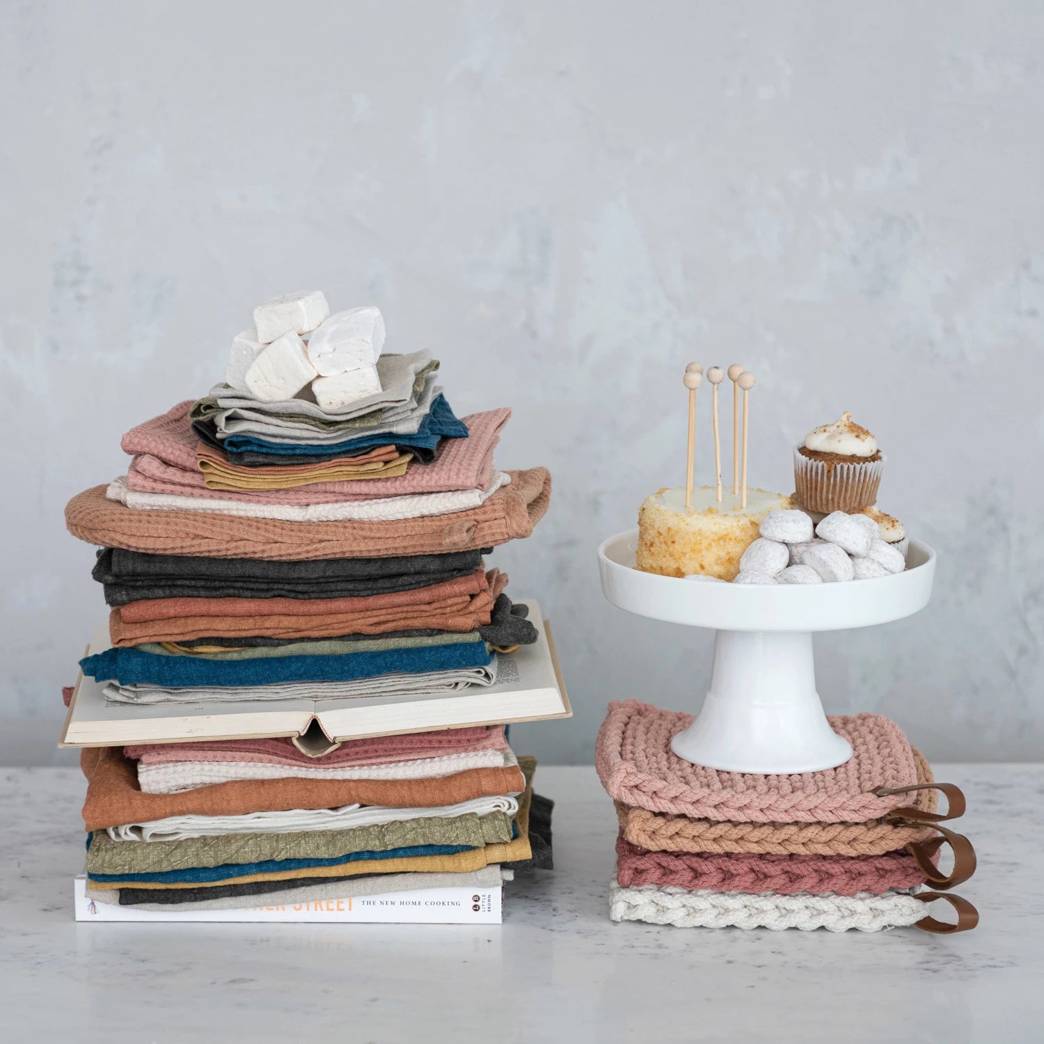 Pot Holder w/ Leather Loop