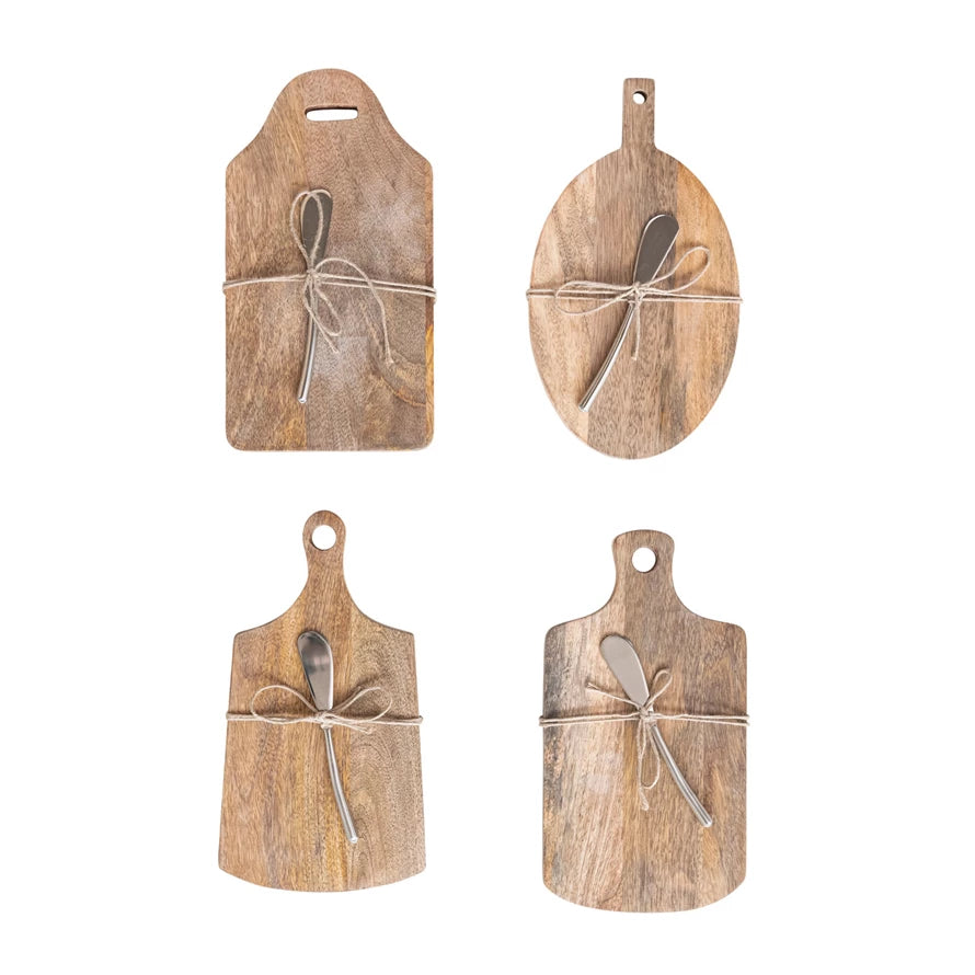 Mango Board with Knife