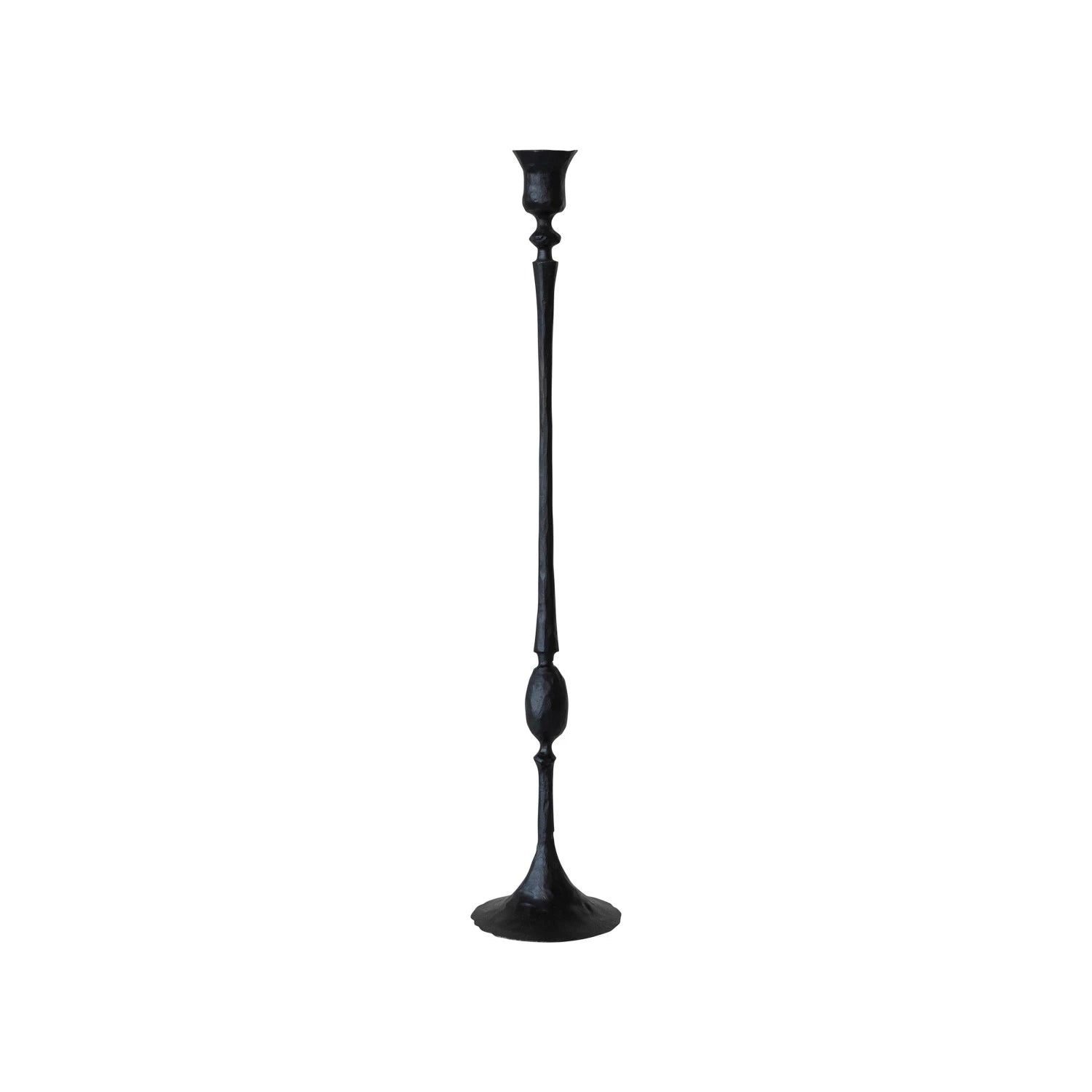 Hand-Forged Cast Iron Taper Holder