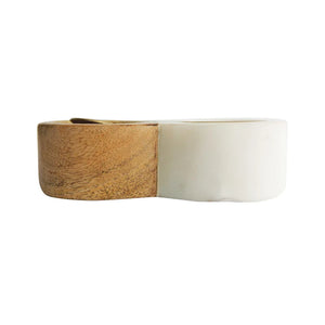 Wood & Marble Pinch Pot