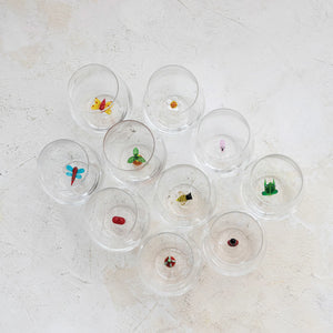 Glass with figure inside