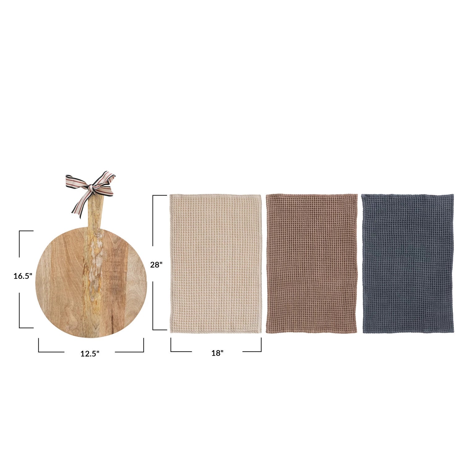 Serving Board Tea Towels Set