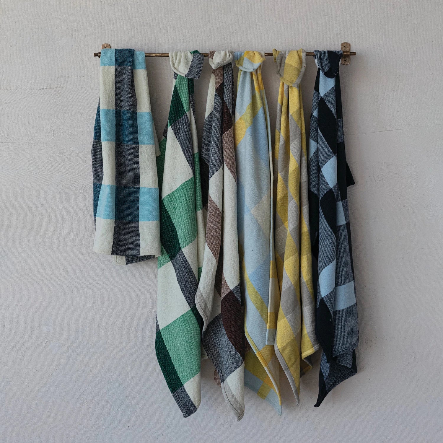 Plaid Microfibre Tea Towel