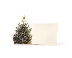 Christmas Tree Place Cards