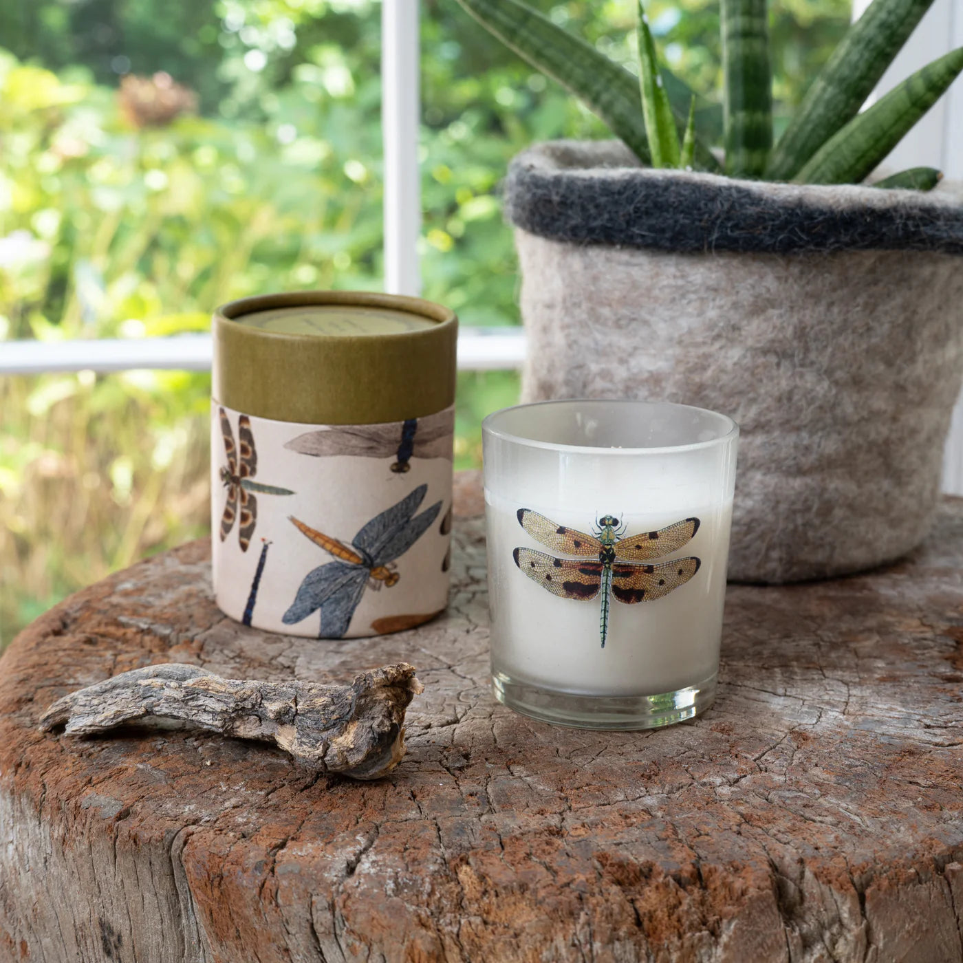 Flora & Fauna Dragonfly Candle