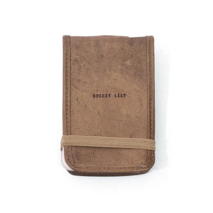 Bucket List Leather Journal