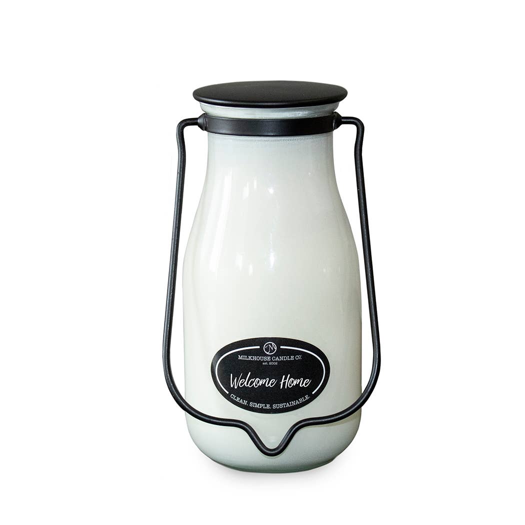 Welcome Home Milkbottle Candle