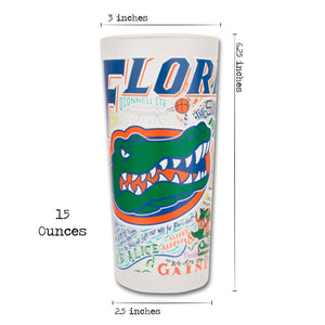 Florida, University of Collegiate Drinking Glass