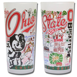 Ohio State University Collegiate Drinking Glass