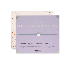 Birthday Love Bracelet - silver