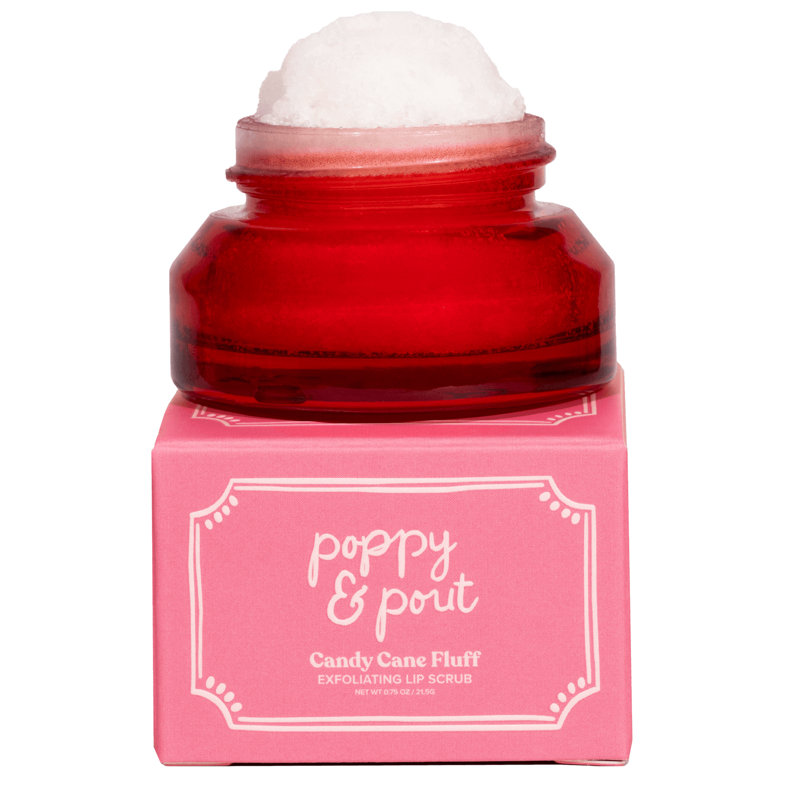 Candy Cane Fluff Lip Scrub